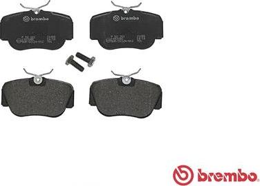 Brembo P 50 011 - Σετ τακάκια, δισκόφρενα parts5.com