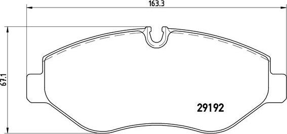 Brembo P 50 085 - Brake Pad Set, disc brake parts5.com