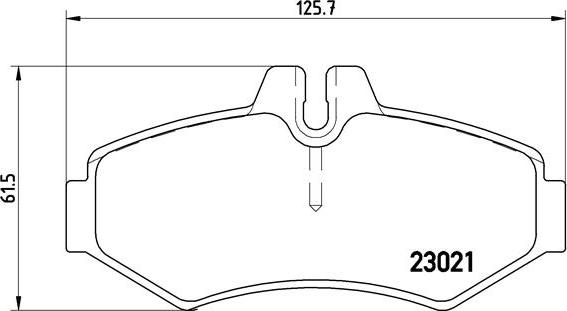 Brembo P 50 020 - Piduriklotsi komplekt,ketaspidur parts5.com