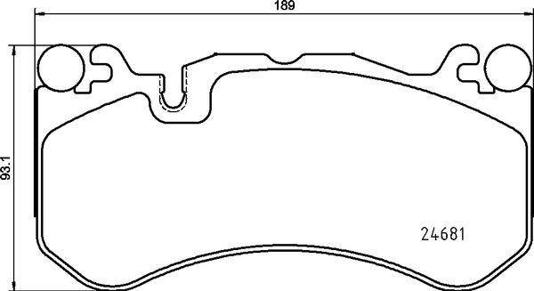 Brembo P 50 142 - Piduriklotsi komplekt,ketaspidur parts5.com