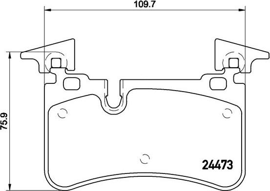 Brembo P 50 113 - Piduriklotsi komplekt,ketaspidur parts5.com