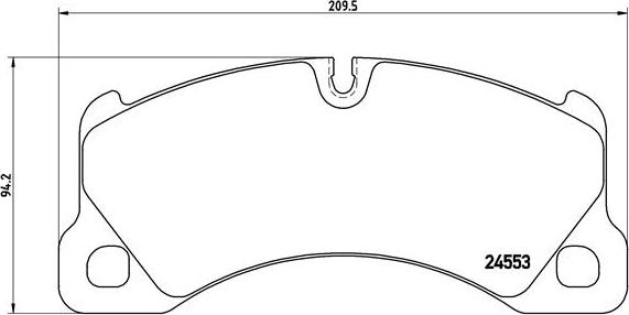 Brembo P 65 017 - Kit de plaquettes de frein, frein à disque parts5.com