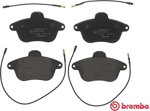 Brembo P 61 046 - Fékbetétkészlet, tárcsafék parts5.com