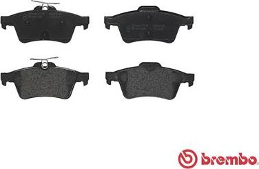 Brembo P 61 110 - Fren balata seti, diskli fren parts5.com