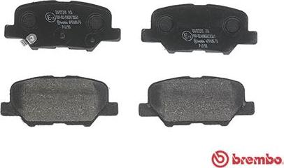 Brembo P 61 111 - Set placute frana,frana disc parts5.com