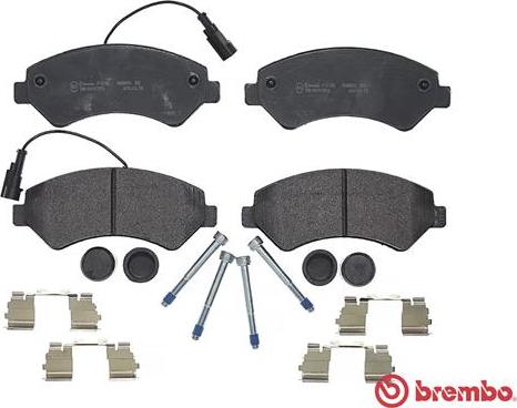 Brembo P 61 118 - Set placute frana,frana disc parts5.com