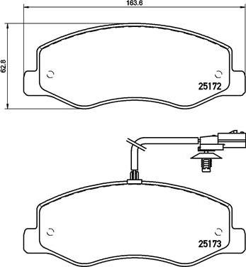 Brembo P 68 061 - Set placute frana,frana disc parts5.com