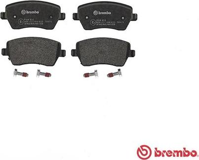 Brembo P 68 033 - Set placute frana,frana disc parts5.com