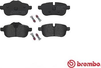 Brembo P 06 062 - Sada brzdových platničiek kotúčovej brzdy parts5.com