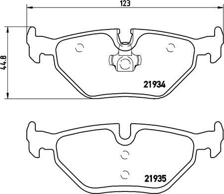 Brembo P 06 025 - Комплект спирачно феродо, дискови спирачки parts5.com