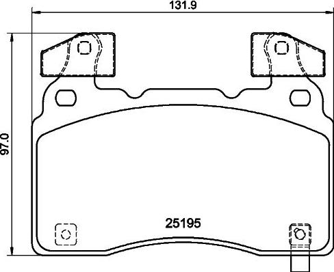 Brembo P 10 064 - Juego de pastillas de freno parts5.com