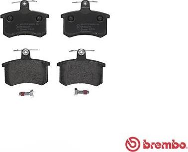 Brembo P 85 013 - Kit de plaquettes de frein, frein à disque parts5.com