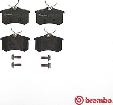 Brembo P 85 017 - Komplet zavornih oblog, ploscne (kolutne) zavore parts5.com