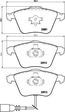 Brembo P 85 079 - Set placute frana,frana disc parts5.com