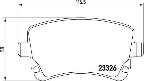 Brembo P 85 076 - Zestaw klocków hamulcowych, hamulce tarczowe parts5.com