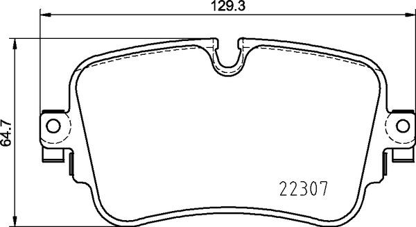 Brembo P 85 161 - Juego de pastillas de freno parts5.com