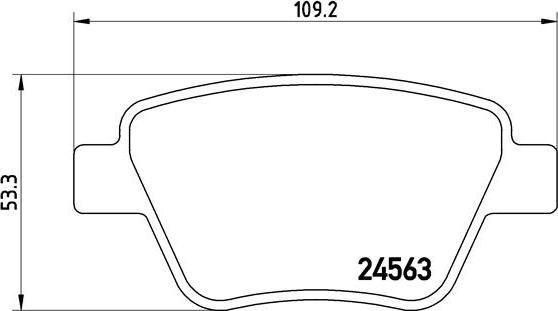 Brembo P 85 114 - Juego de pastillas de freno parts5.com