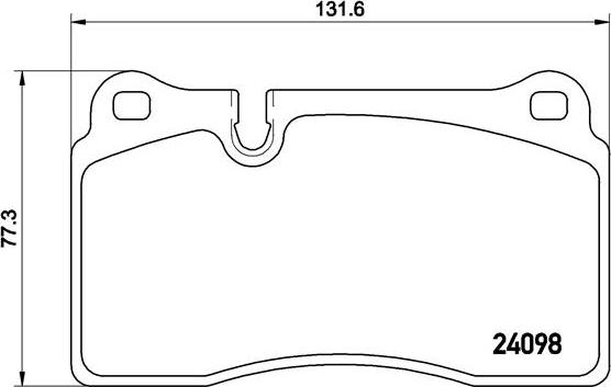 Brembo P 85 116 - Σετ τακάκια, δισκόφρενα parts5.com