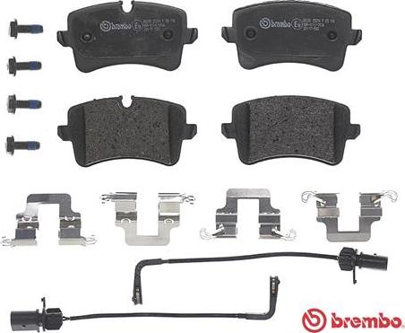 Brembo P 85 118 - Juego de pastillas de freno parts5.com