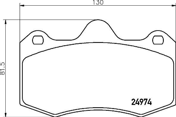 Brembo P 85 134 - Fren balata seti, diskli fren parts5.com