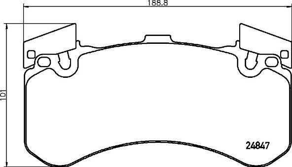 Brembo P 85 136 - Комплект спирачно феродо, дискови спирачки parts5.com