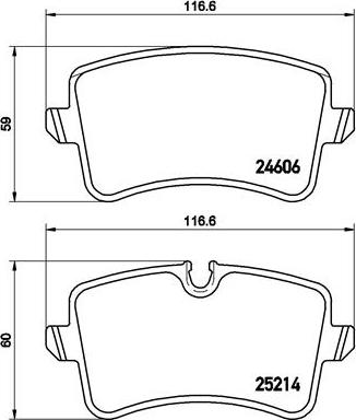 Brembo P 85 120 - Fren balata seti, diskli fren parts5.com