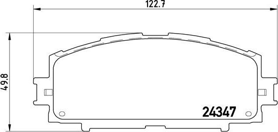 Brembo P 83 086 - Set placute frana,frana disc parts5.com