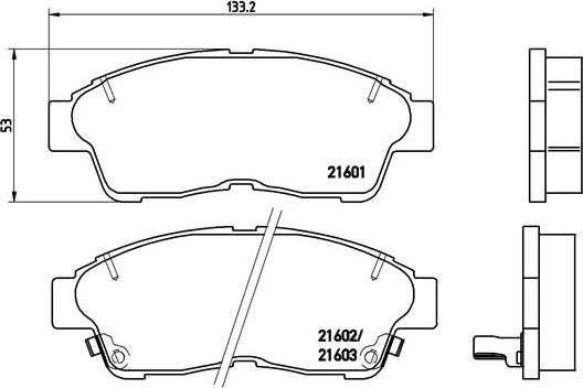 Brembo P 83 034 - Тормозные колодки, дисковые, комплект parts5.com