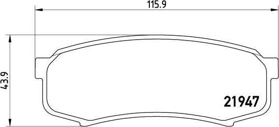 Brembo P 83 024 - Fren balata seti, diskli fren parts5.com