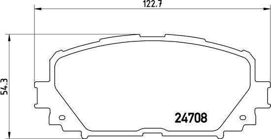 Brembo P 83 101 - Kit de plaquettes de frein, frein à disque parts5.com