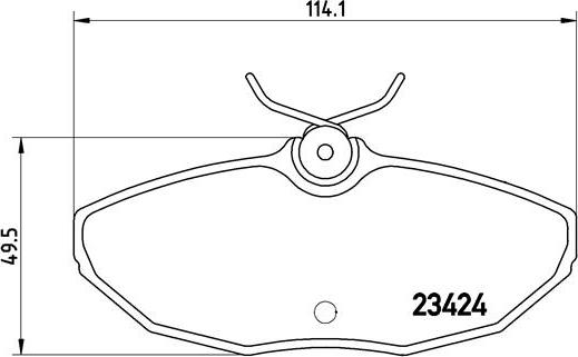 Brembo P 36 013 - Set placute frana,frana disc parts5.com