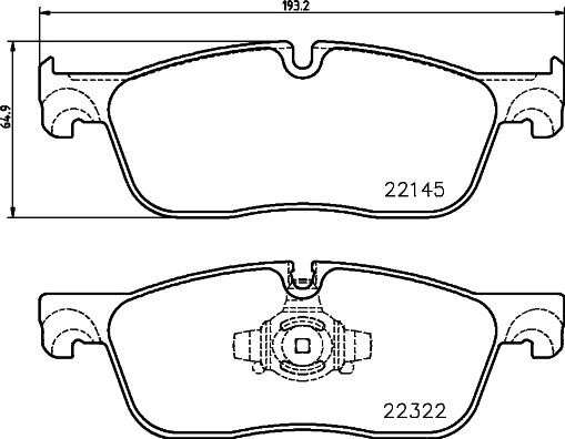 Brembo P 36 035 - Komplet pločica, disk-kočnica parts5.com