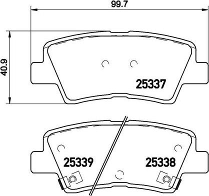 Brembo P 30 067 - Juego de pastillas de freno parts5.com