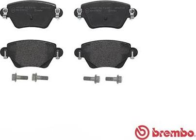 Brembo P 24 059 - Jarrupala, levyjarru parts5.com