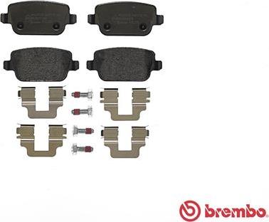 Brembo P 24 075 - Komplet zavornih oblog, ploscne (kolutne) zavore parts5.com