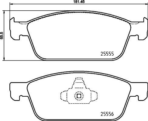 Brembo P 24 199 - Brake Pad Set, disc brake parts5.com