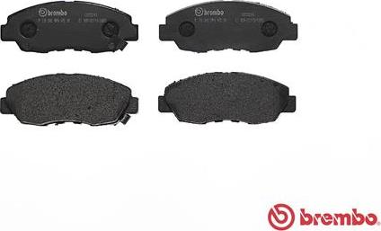 Brembo P 28 042 - Juego de pastillas de freno parts5.com