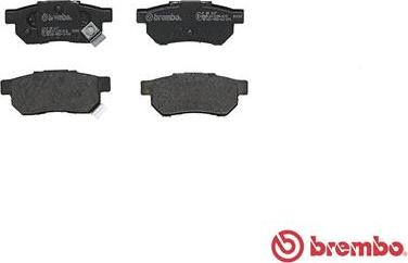 Brembo P 28 017 - Komplet pločica, disk-kočnica parts5.com