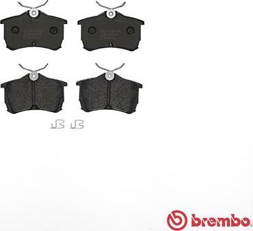 Brembo P 28 030 - Kit de plaquettes de frein, frein à disque parts5.com