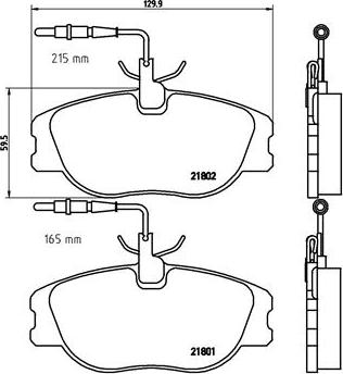 Brembo P 23 061 - Piduriklotsi komplekt,ketaspidur parts5.com