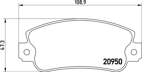 Brembo P 23 021 - Set placute frana,frana disc parts5.com