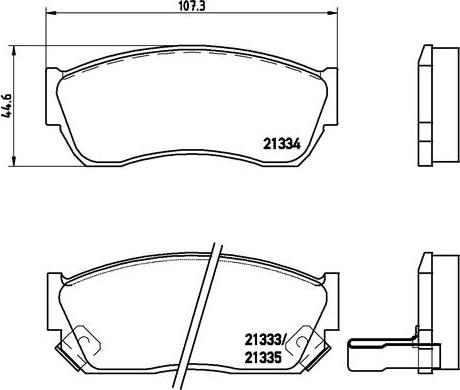 Brembo P 79 005 - Set placute frana,frana disc parts5.com