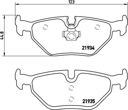 Brembo P 71 006 - Set placute frana,frana disc parts5.com