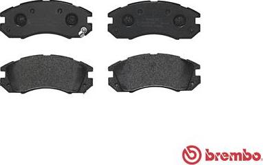 Brembo P 78 004 - Juego de pastillas de freno parts5.com