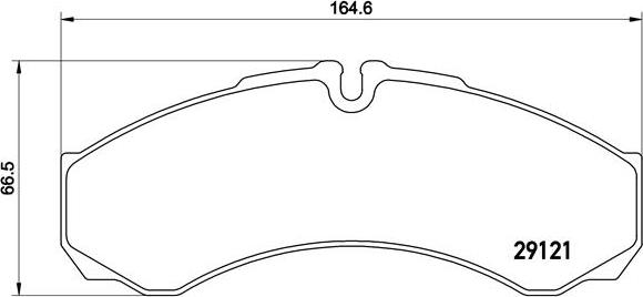 Brembo P A6 021 - Set placute frana,frana disc parts5.com