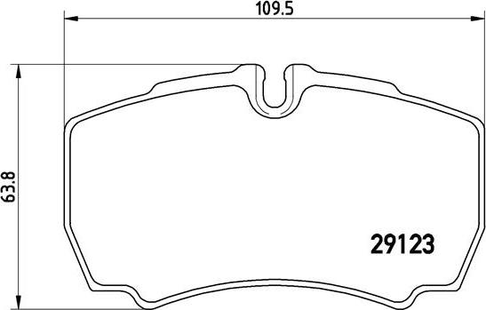 Brembo P A6 023 - Комплект спирачно феродо, дискови спирачки parts5.com