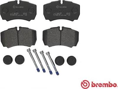 Brembo P A6 023 - Brake Pad Set, disc brake parts5.com