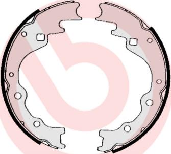 Brembo S 49 514 - Fren pabuç takımı parts5.com