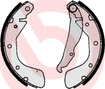 Brembo S 59 513 - Brake Shoe Set parts5.com