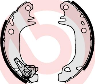 Brembo S 61 513 - Brake Shoe Set parts5.com